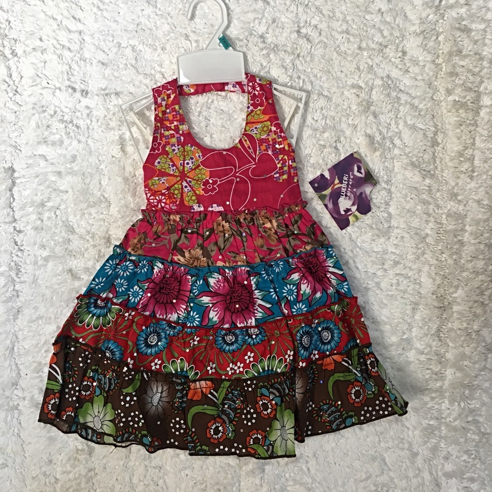 NWT spring dress with diaper cover